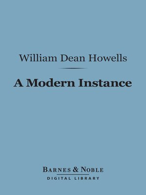 cover image of A Modern Instance (Barnes & Noble Digital Library)